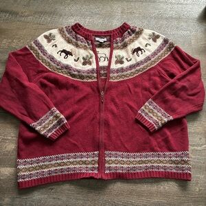 Croft and barrow moose sweater